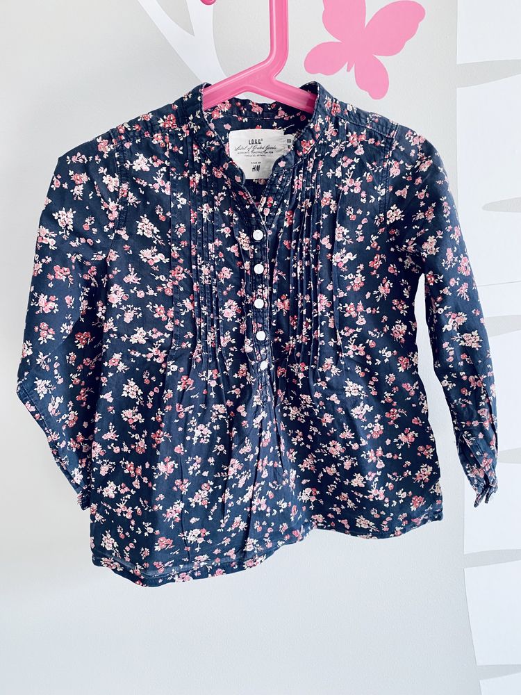 Elegancka bluzka w kwiaty H&M