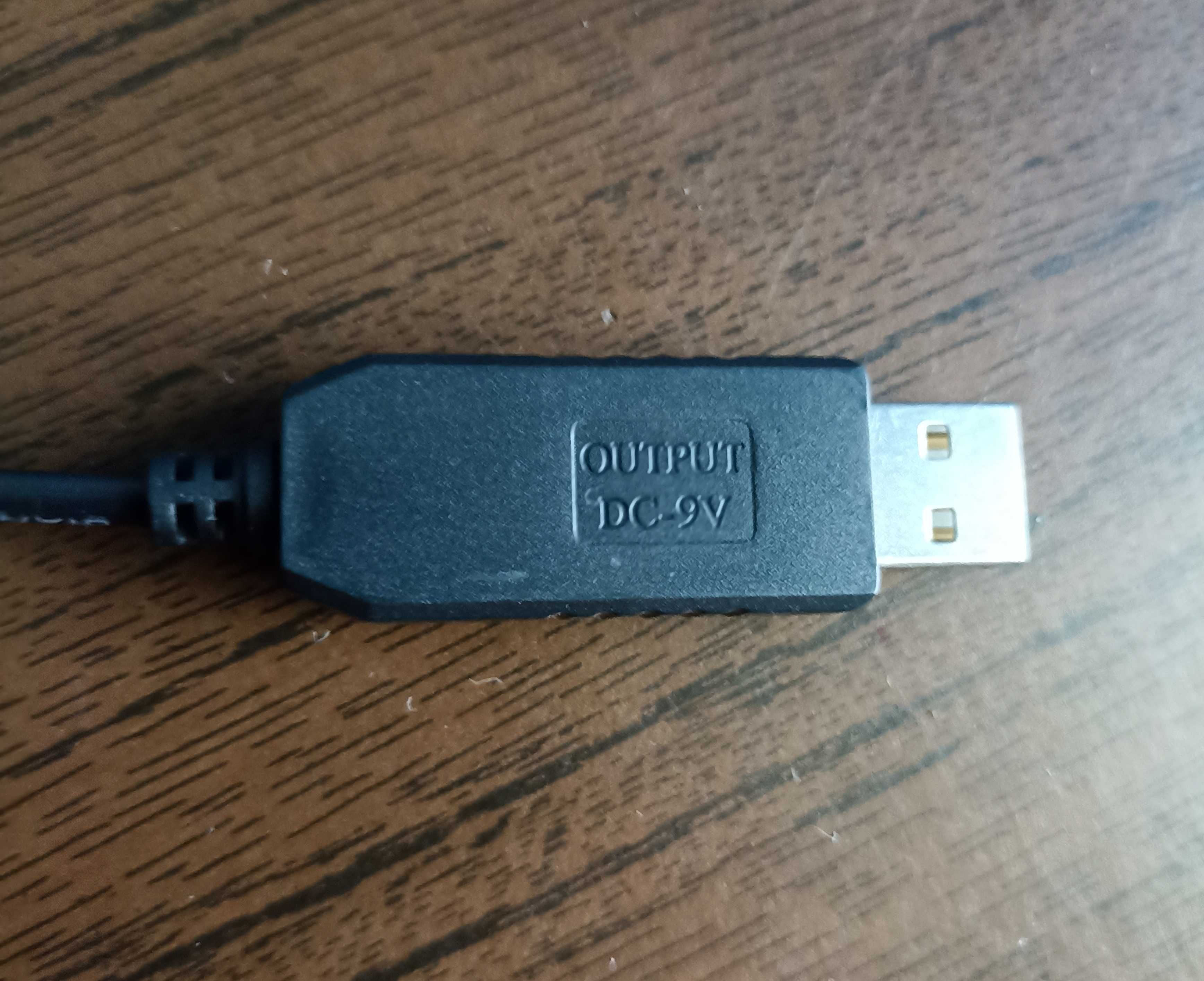 Кабель USB-DC для роутера, від PowerBank, перетворювач 5V на 9/12 V.