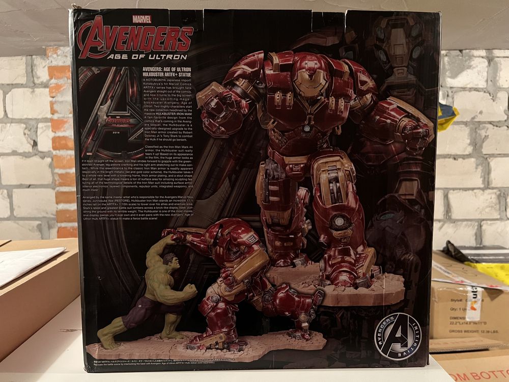 Kotobukiya Avengers Age of Ultron Hulkbuster Iron Man ArtFX+ Statua