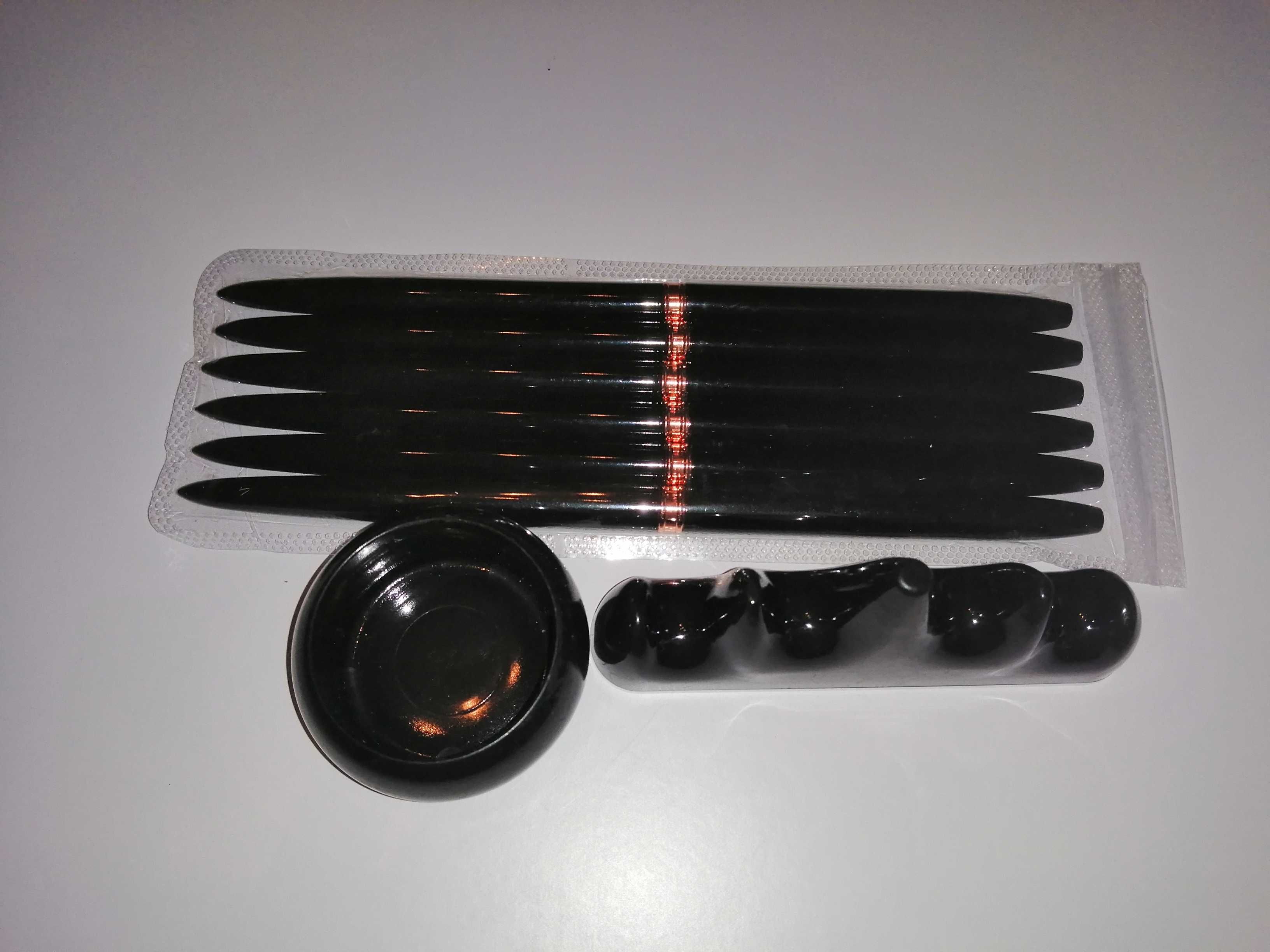pędzelki  6 szt do manicure cieńkie do zdobień