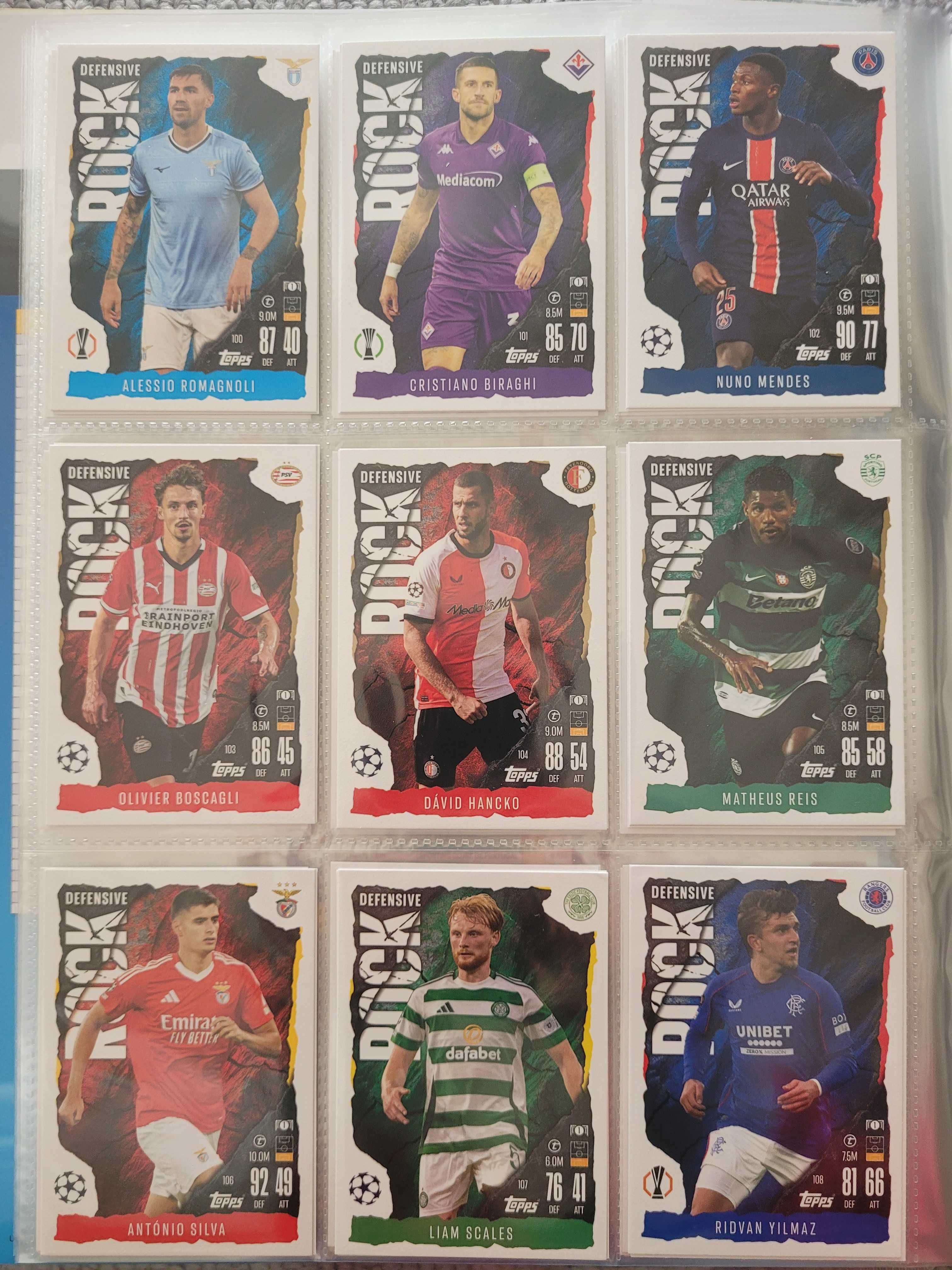 Match Attax 24/25 e Match Attax Extra 24/25 Lote de Cartas