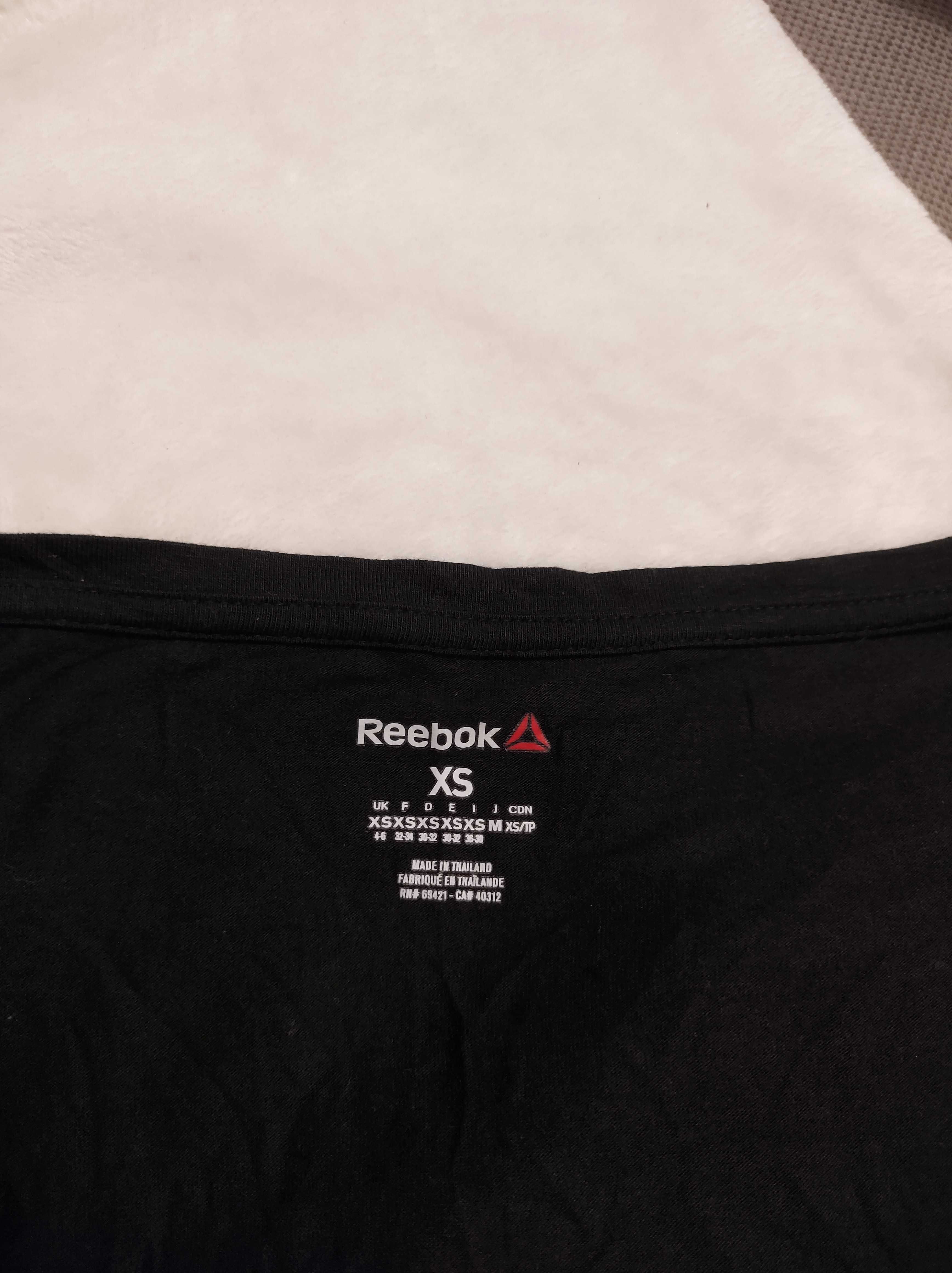 Reebok damska koszulka długi rękaw bluzka do tańca rozmiar XS
