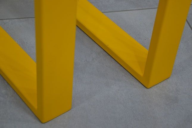 Nogi metalowe do stołu biurka industrial loft 70x72cm profil 60x20mm