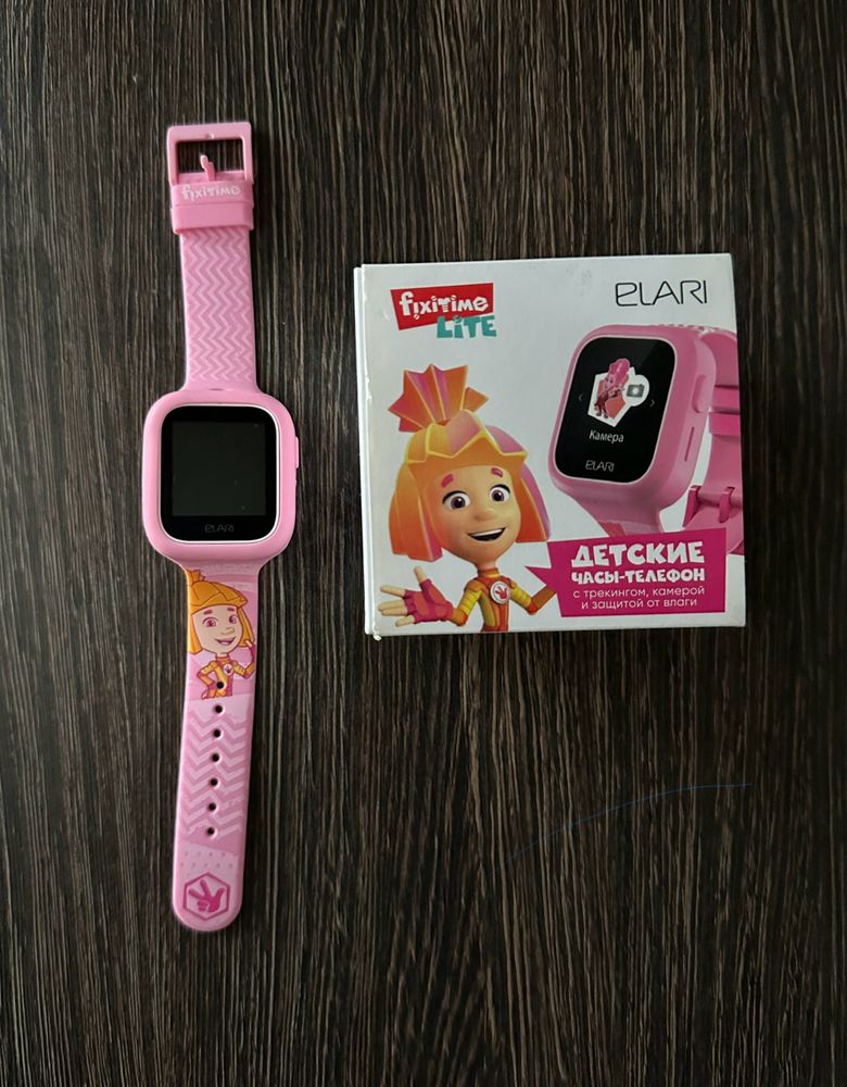 Дитячий смарт-годинник Elari FixiTime Lite Pink ( рожевий, фіксики)