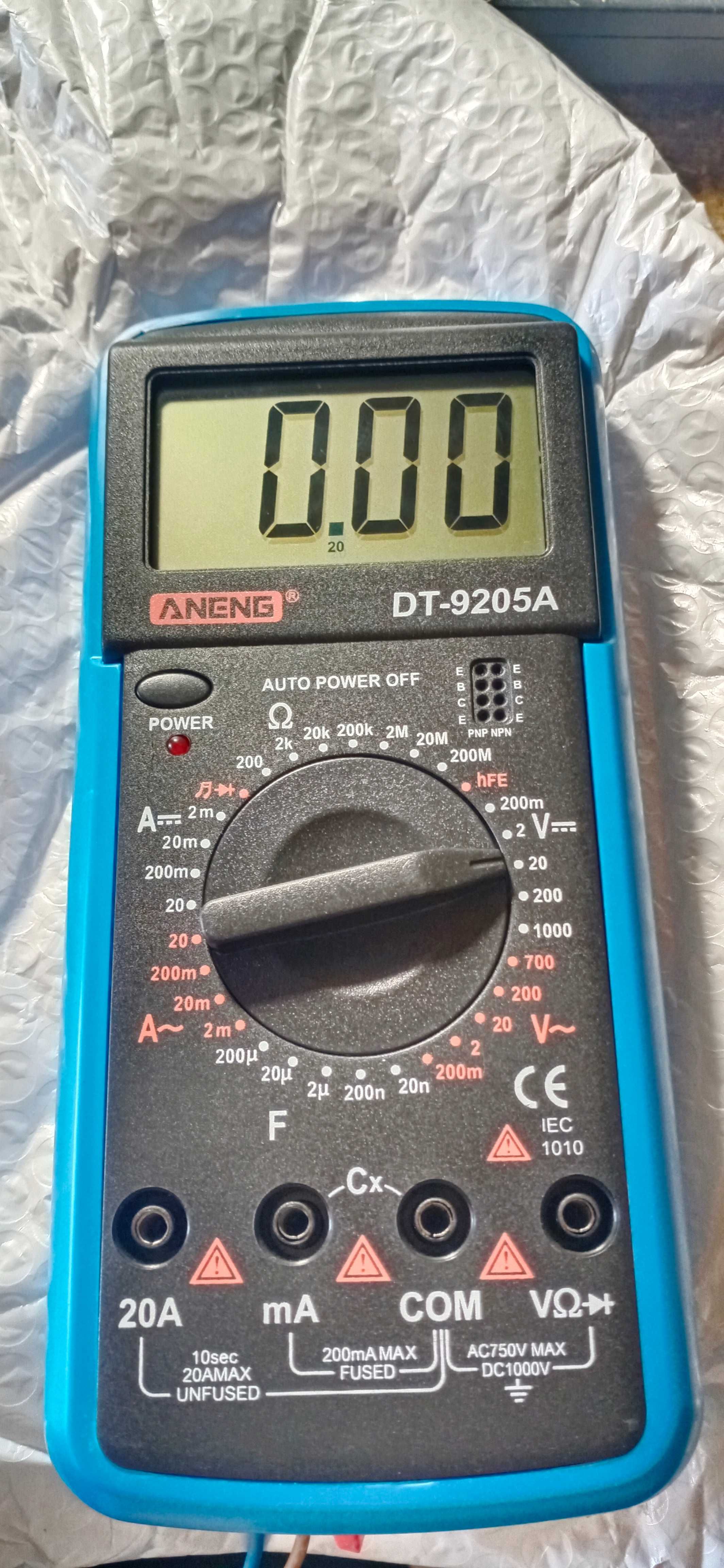 Мультиметр ANENG DT-9205A