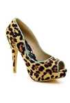 Sapato Peep Toe Compensado Tam. 38