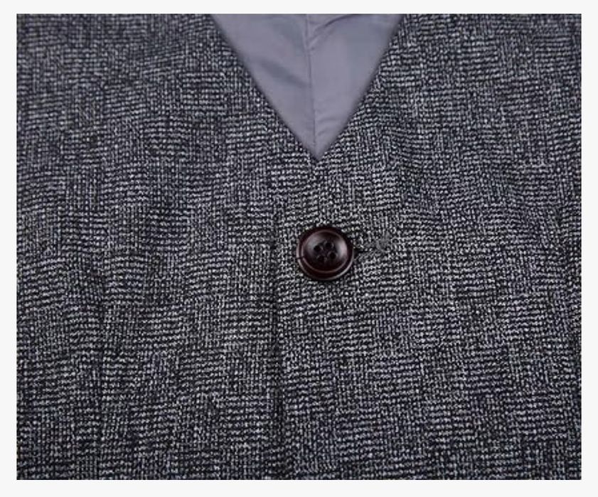 Fengchengjize Chłopięcy garnitur 7-8 lat 130 cm. Slim Fit Zestaw 3 szt