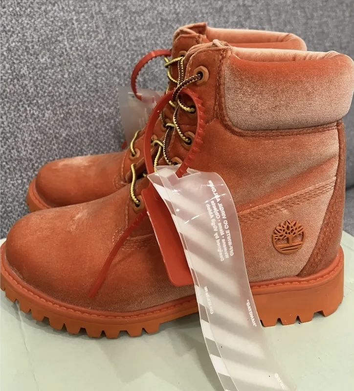 Термо бутсы ботинки гарфилды OFF-WHITE x Timberland Boots Garfield.
