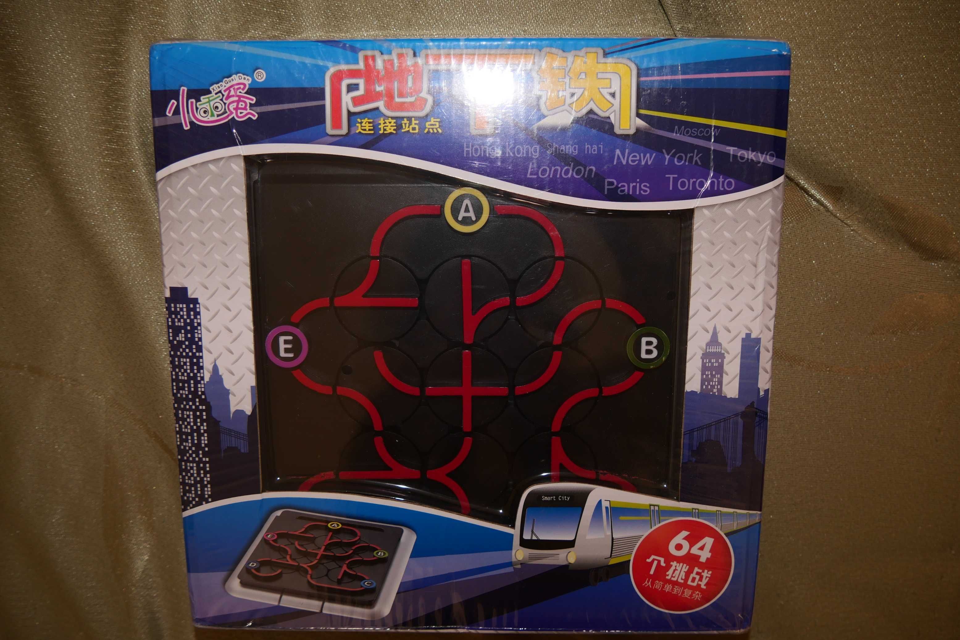 Nowa gra edukacyjna logiczn jak Smart Games Granna Metro Połącz stacje