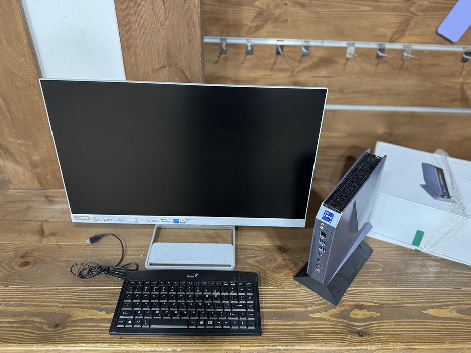 Игровой мини персональный компьютер + монитор 24 дюйма