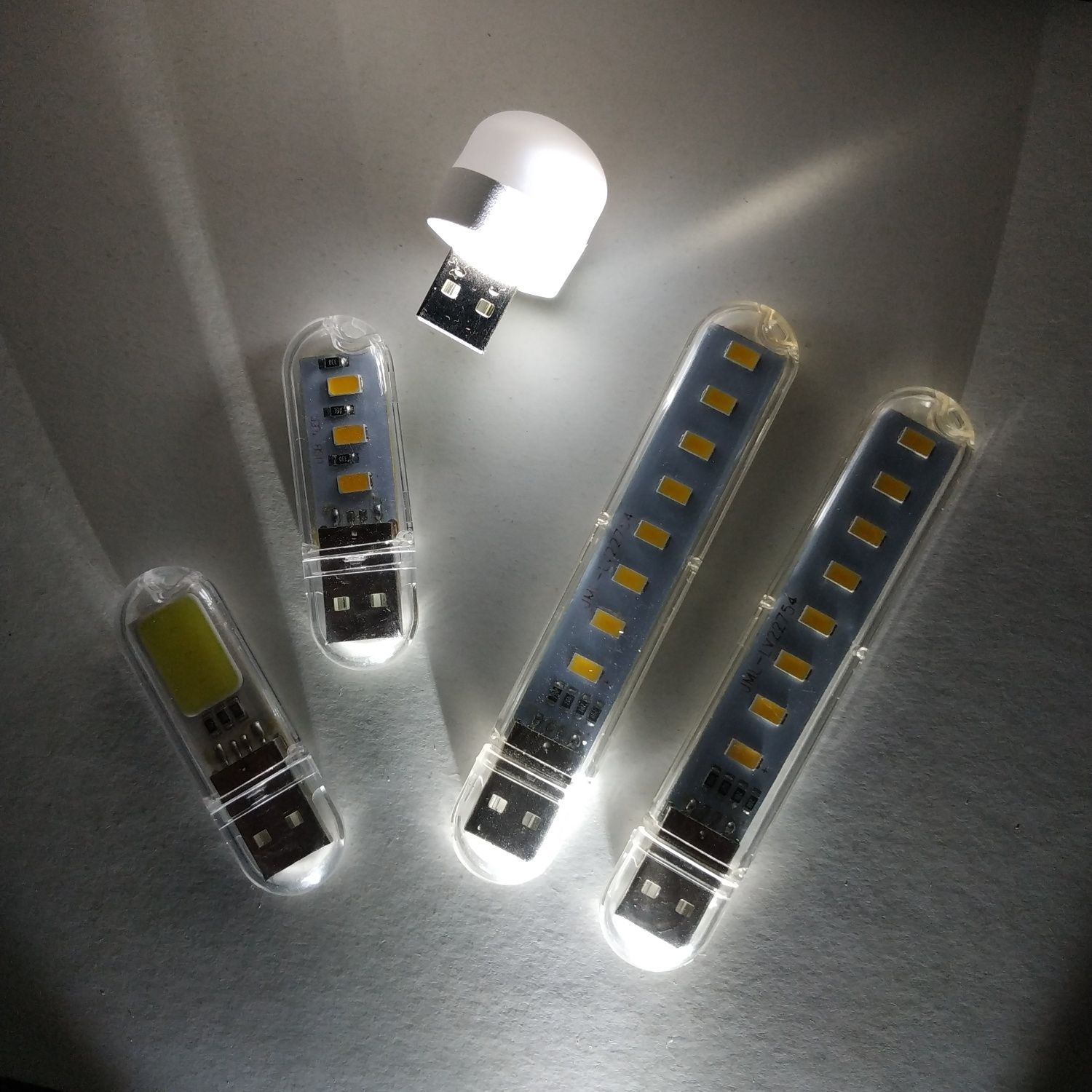 USB лампочки LED для павербанка тепле біле світло світильник ліхтар