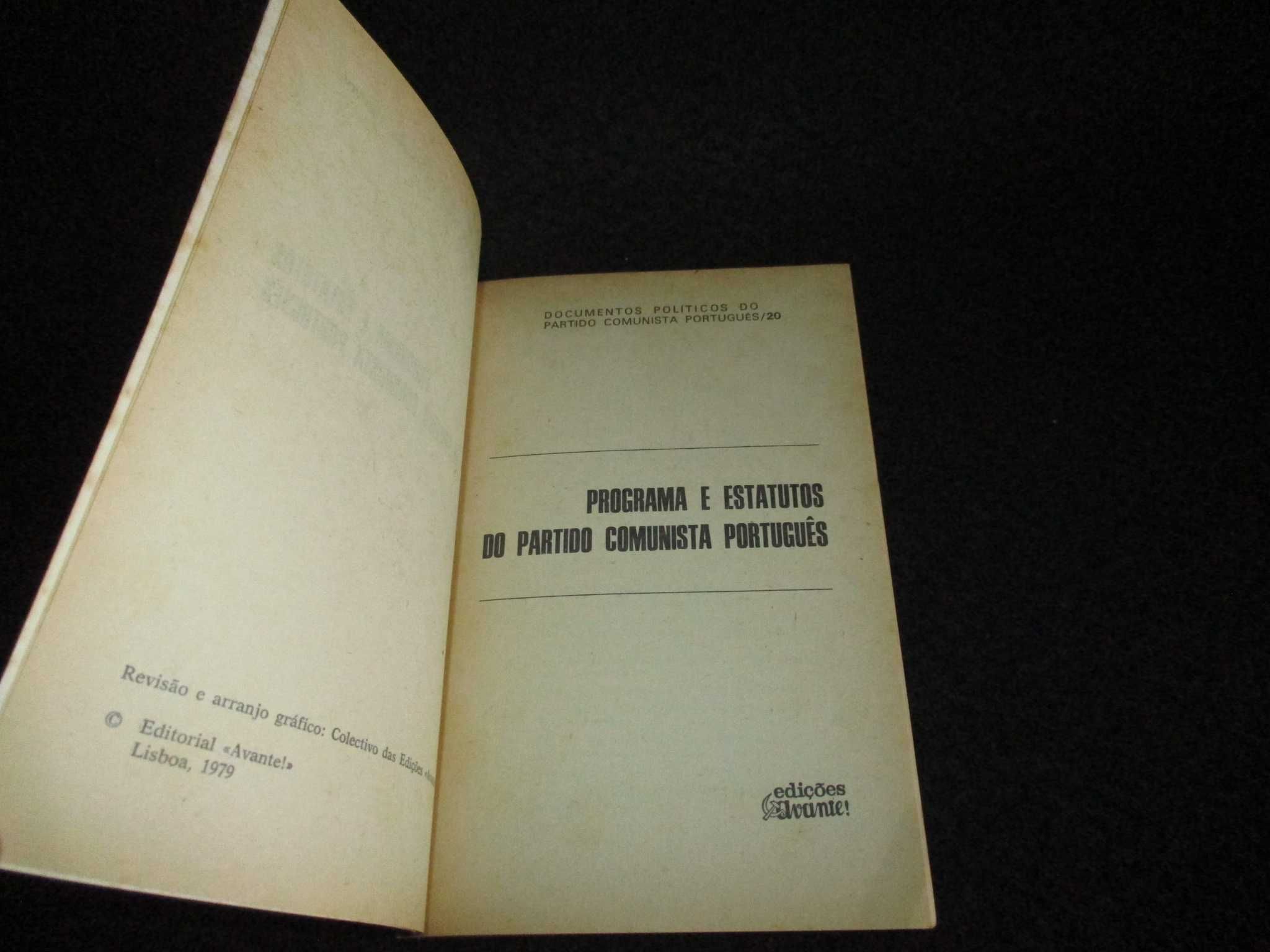 Livro Programa e Estatutos do PCP