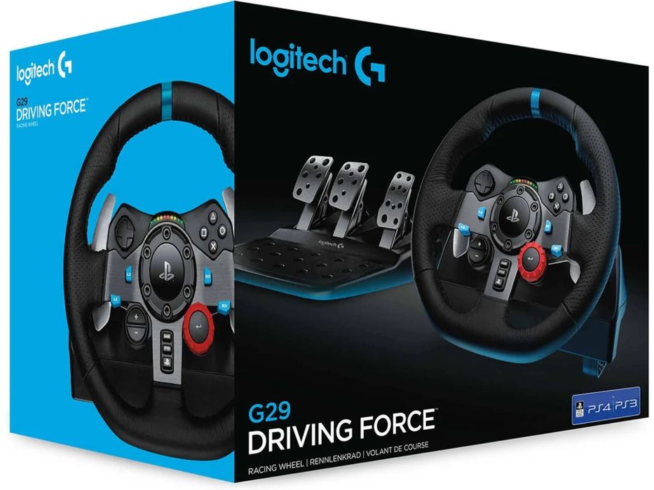 Volante e Pedais Logitech G29 Novo a Estrear