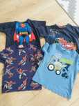 Koszulki tshirty 98 spiderman auta