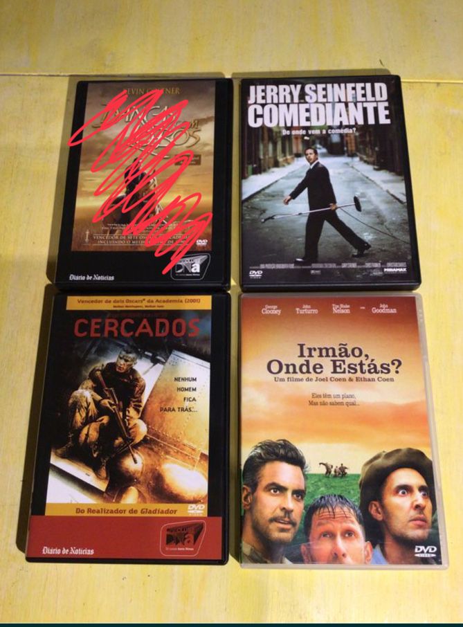 Filme em DVD. Ainda selados.