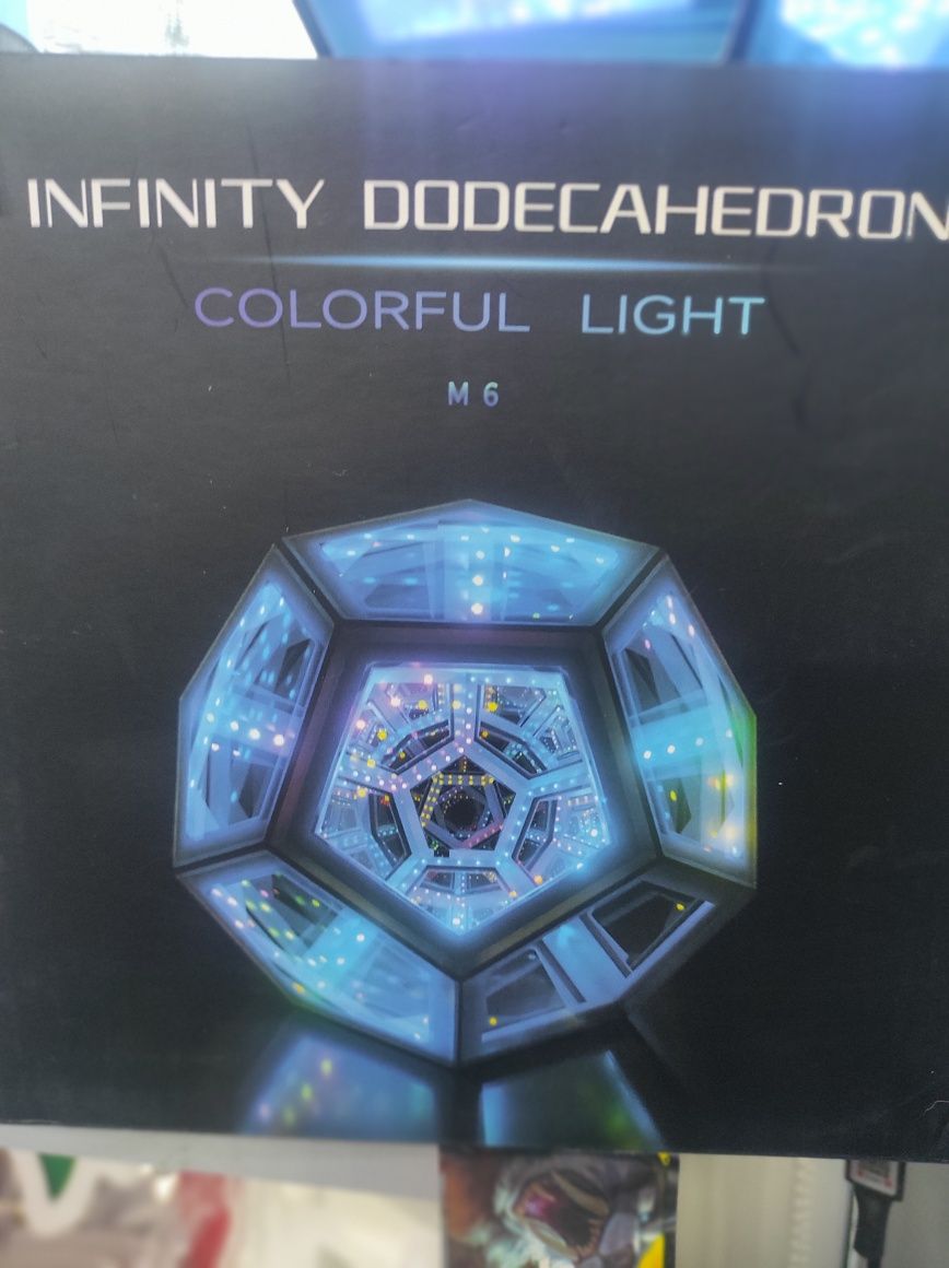 Нескінченний додекаедр Креативний крутий нічник Infinite Dodecaedron