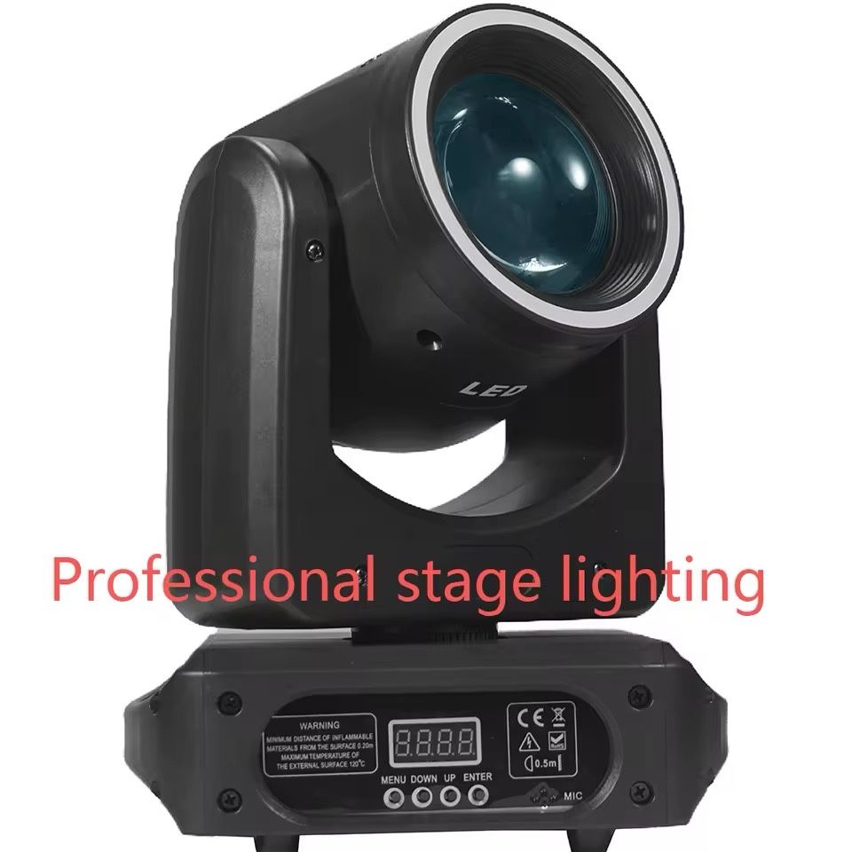 Głowa ruchoma 120w RGBW 7 kolorów Ring LED Beam Nowa! DMX, Auto, Sound