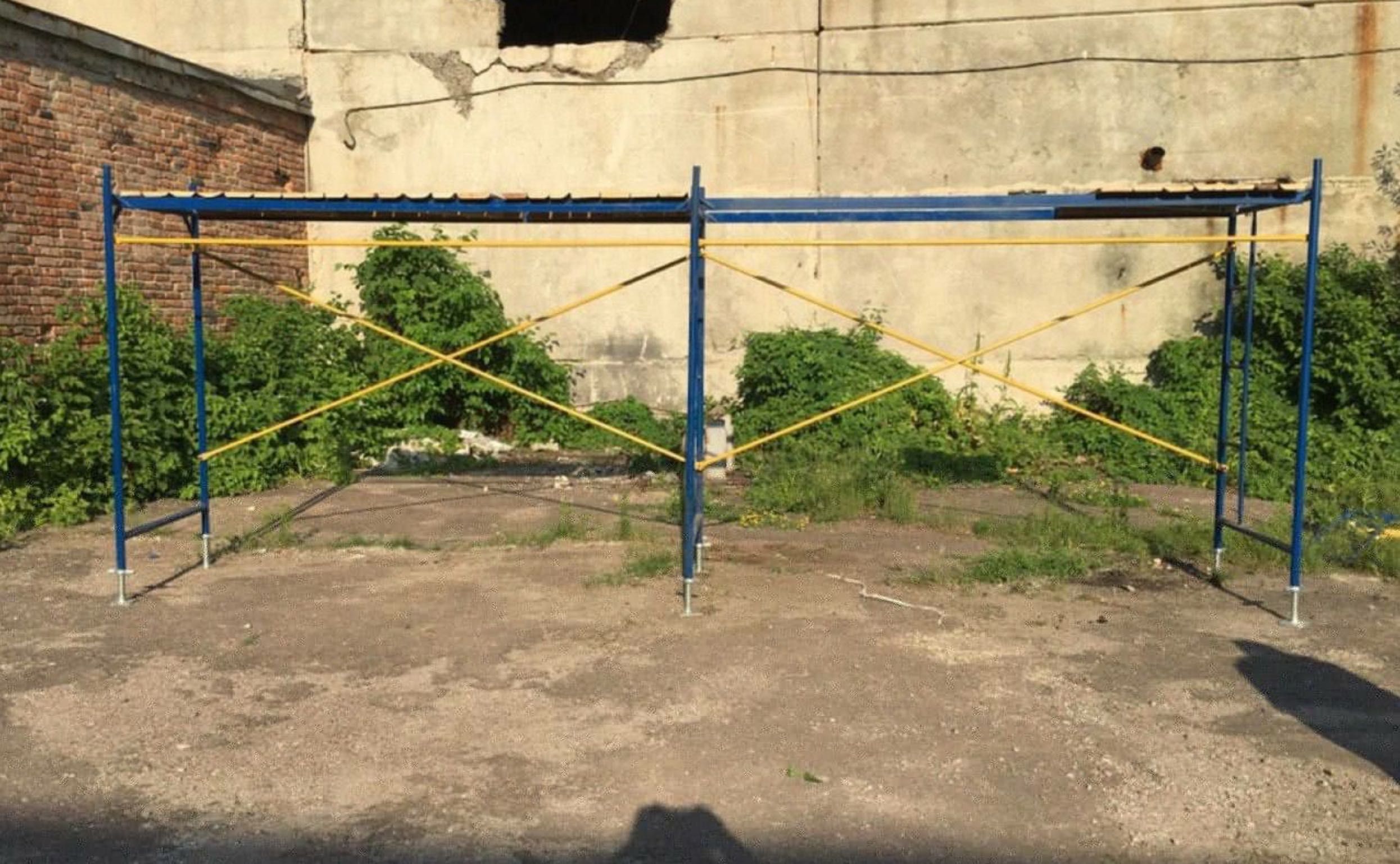 Будівельні ліса риштовка Строительные леса вишка тура оренда прокат
