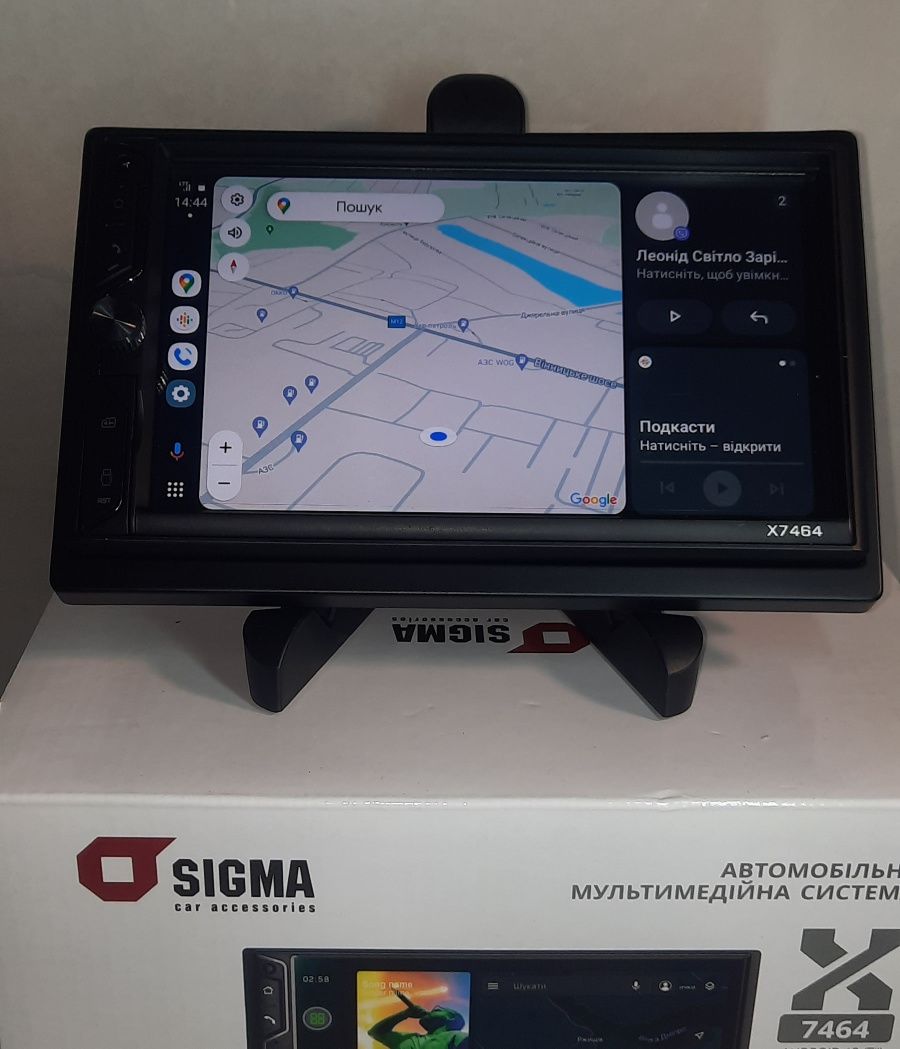 АВТОМОАвтомагнітола SIGMA X7464 ANDROID 12 4/64GB CARPL