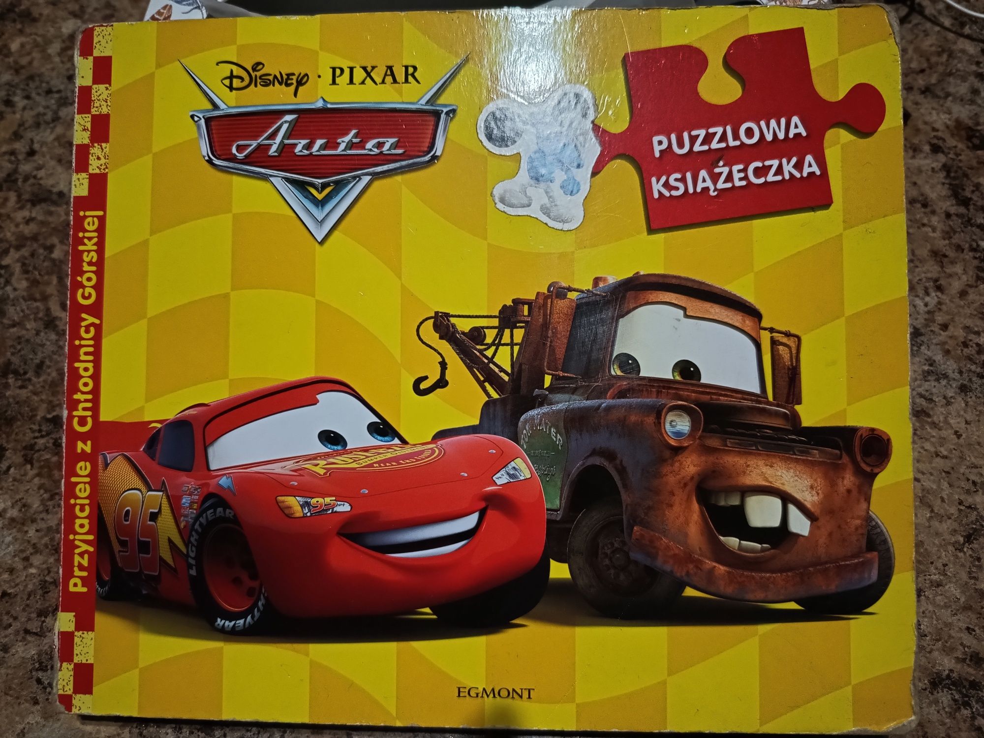 Puzzlowa książeczka Disney Pixat Auta, Zygzak McQueen