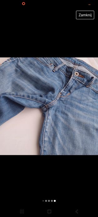 Jeansy spodnie Levi's Demi Curve W 26 L 32