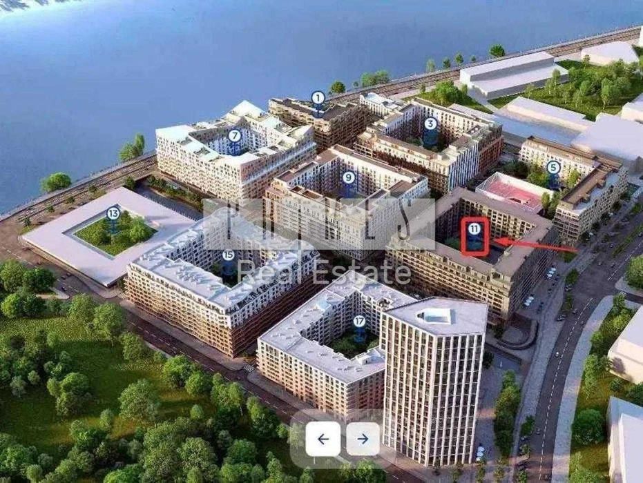 Продаж 2к квартири, ЖК Rybalsky, Набережно-Рибальська дорога 11, Поділ