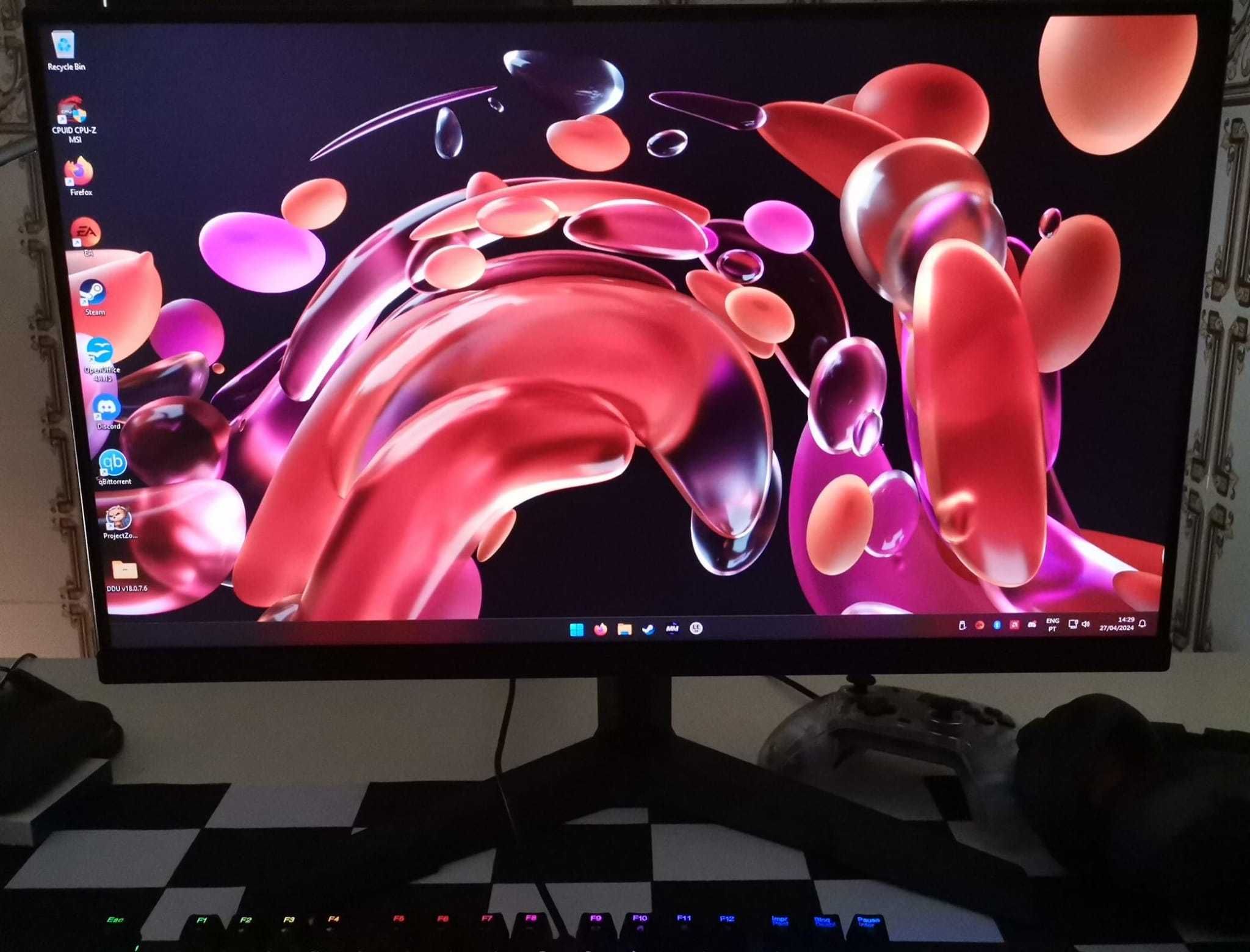 Monitor 24" KOORUI, 165Hz, 1080p 1 ms IPS Freesync