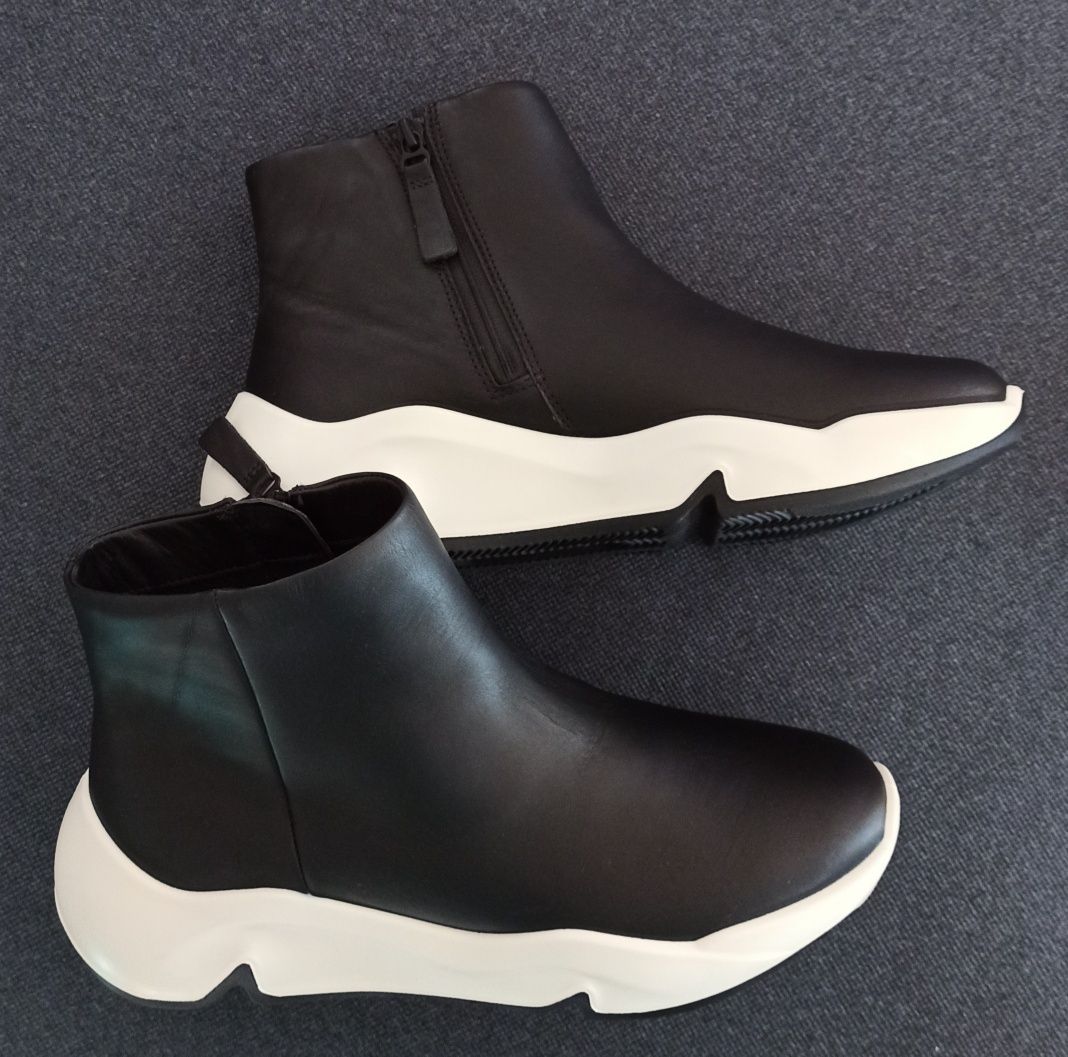 Ecco botki buty 39 chunky sneaker czarne