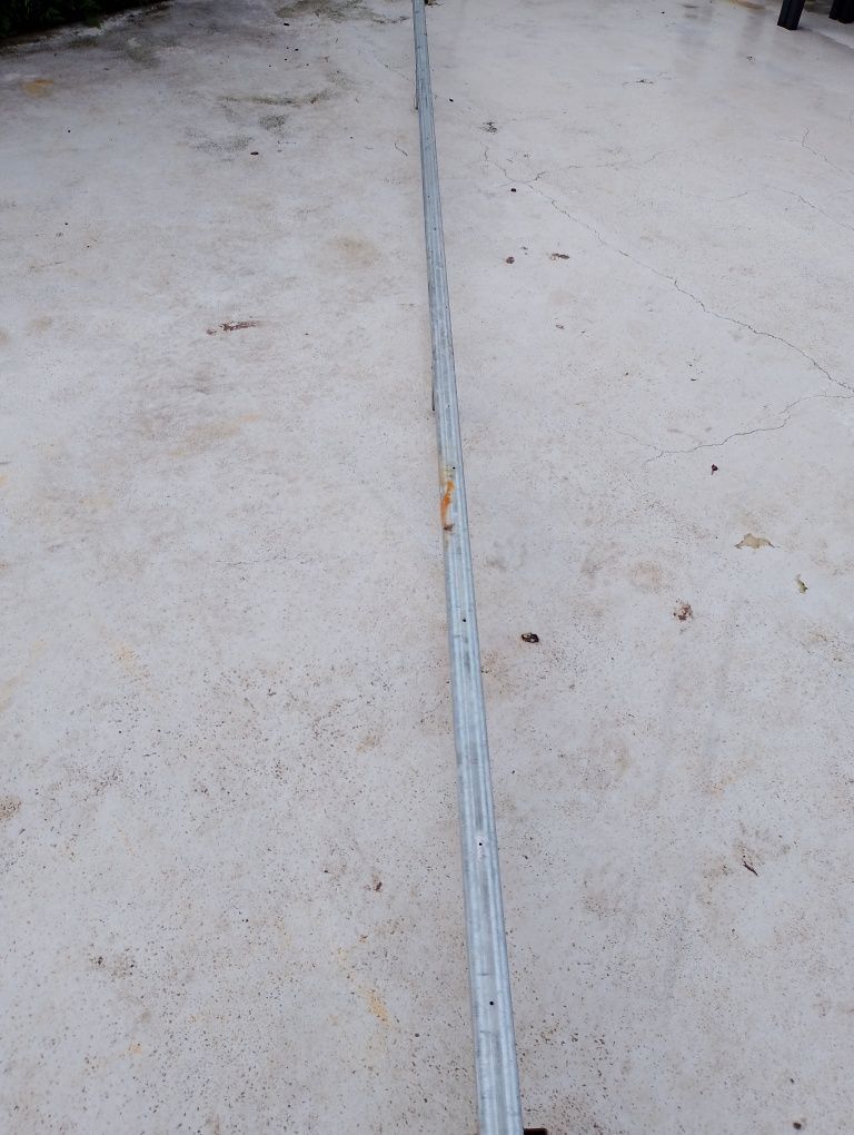 Tubo retangular 5 x 3 cm galvanizado