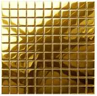 NOWOCZESNA Mozaika Szklana Gold Złota Metalic 30x30cm 8mm *Promocja*