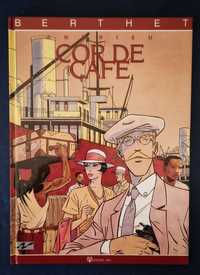 Livro BD - "Cor de Café", de Berthet