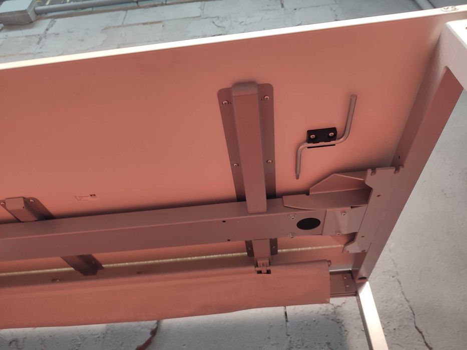 Biurko 160x80cm home office regulacja wysokości organizer na kable VS