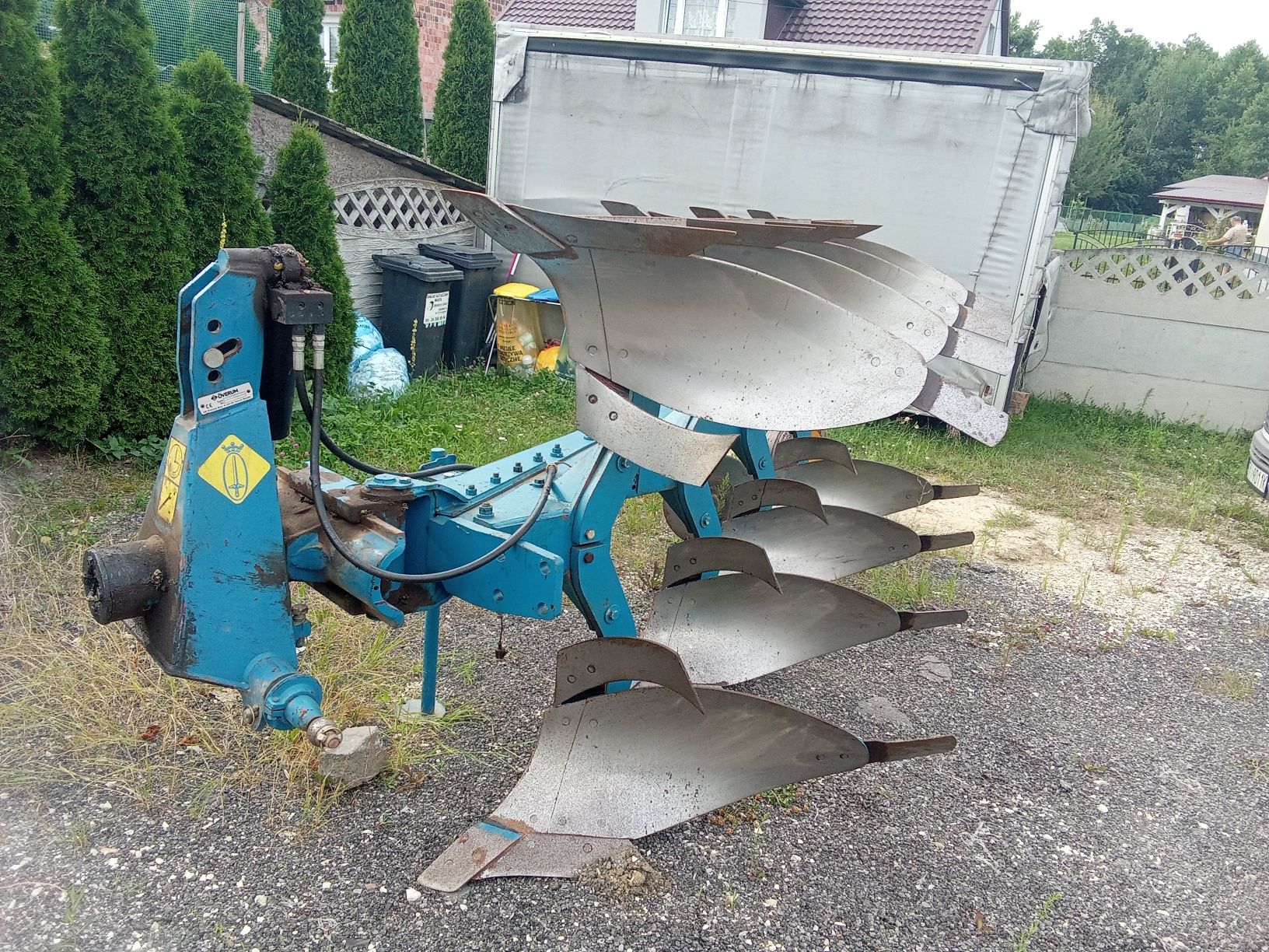 pług obrotowy overum cx 490F 4 skibowy