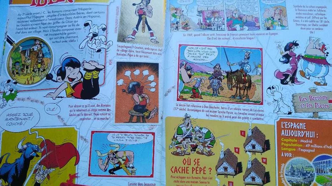 Caderneta de cromos Astérix - 60 anos