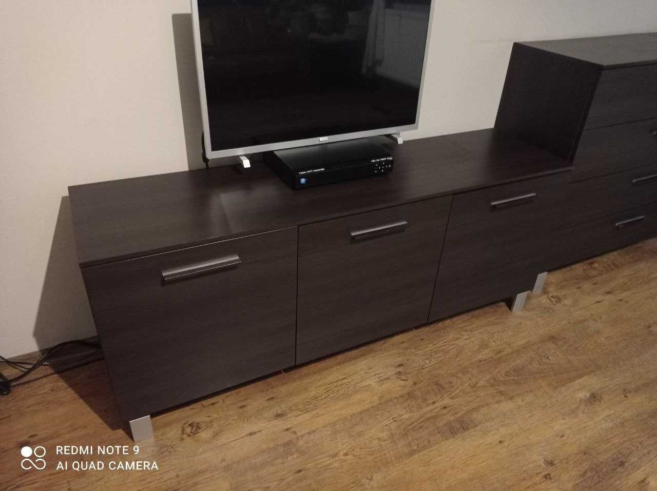 Zestaw mebli do salonu pokoju sypialni 3 segmenty BRW Wenge