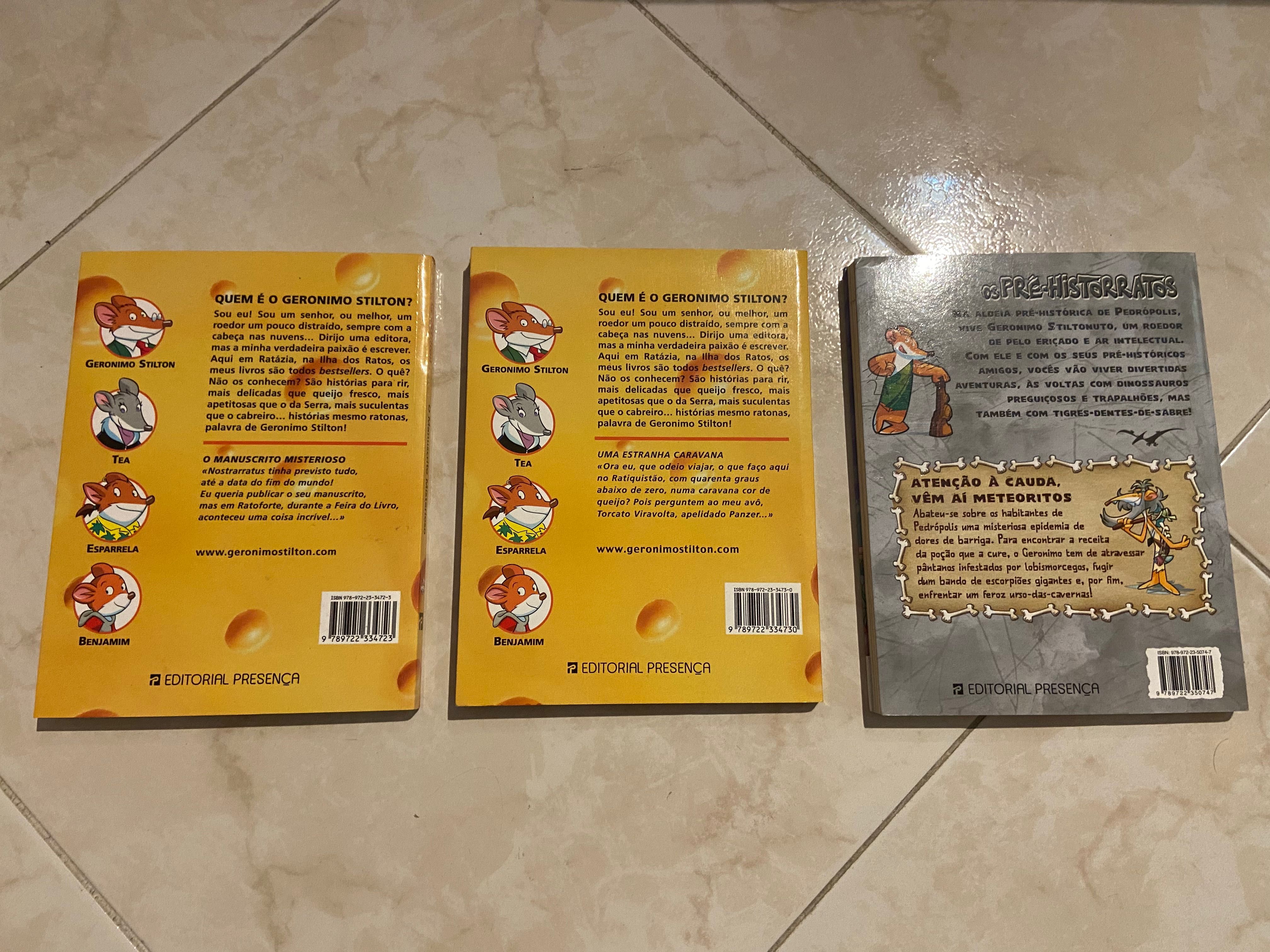 Geronimo Stilton “No Reino da Fantasia” e outros