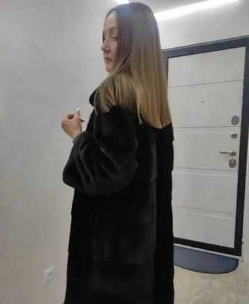 Шуба норкова жіноча
