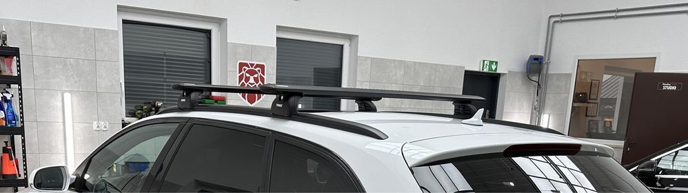 Thule Wingbar Evo Black Audi A4 RS4 Avant (B8; B9) 2008 do 2015; 2016