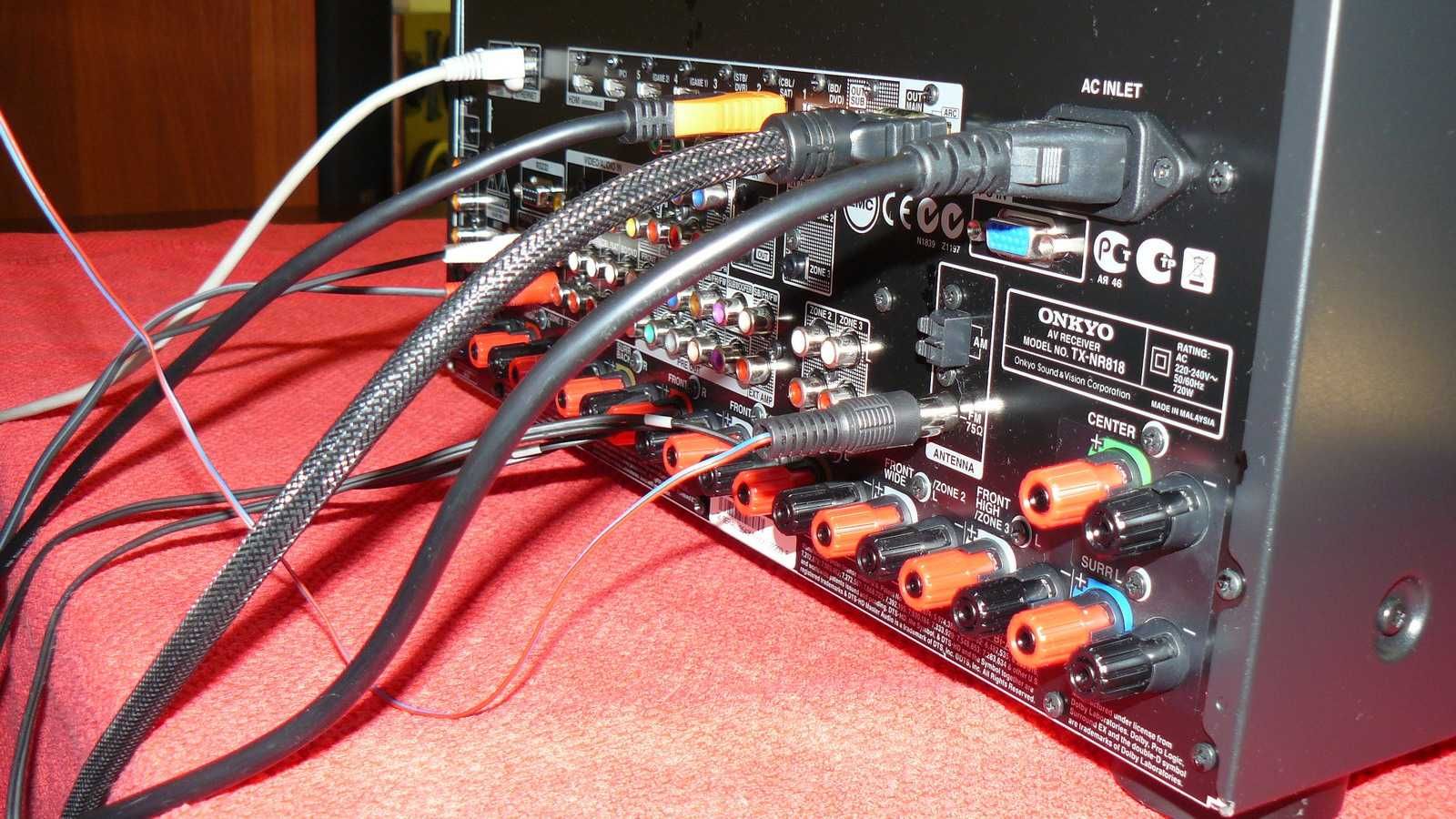 ONKYO TX-NR818 Amplituner kina domowego 7.2  moc 7x180W