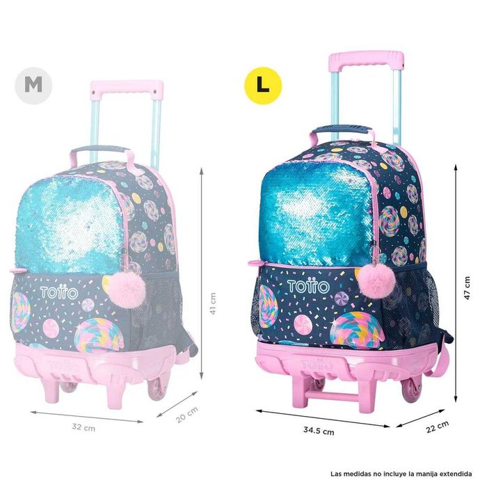 Mochila Totto sweat candy trolley