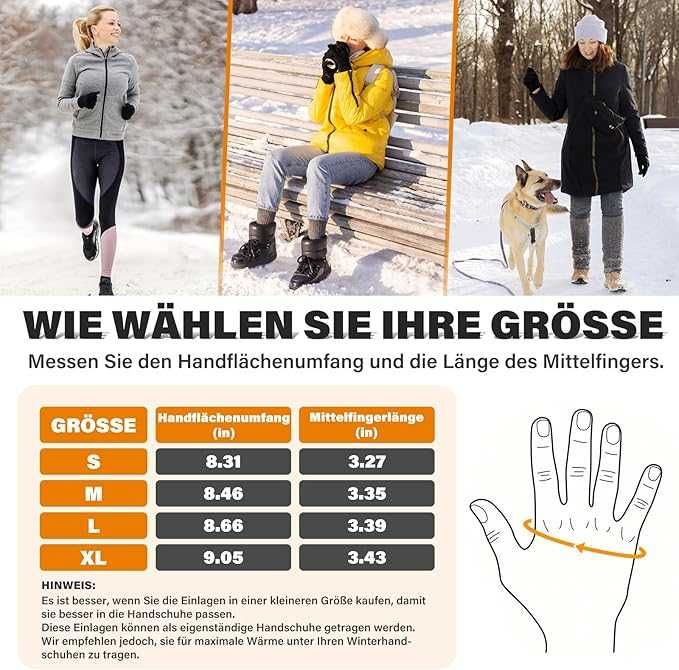 Podgrzewane rękawice Liner