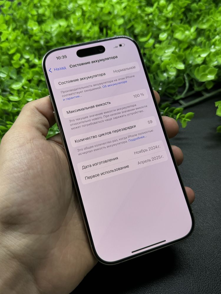 iPhone 16 Pro, 256gb, Natural Titanium (Neverlock) 59 циклов