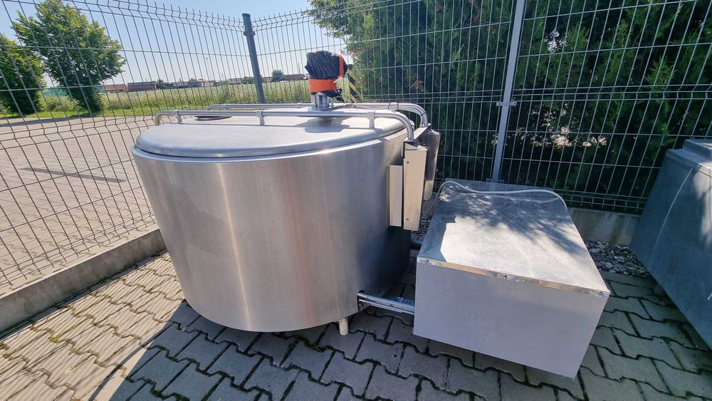 Schładzalnik zbiornik okrągły chłodnia do mleka 800 Litrów GWARANCJA