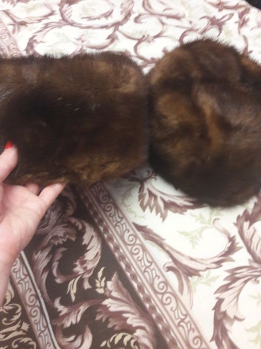 Шапки норкові в нормальному стані.