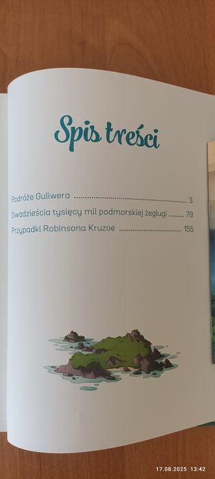 Podróże Guliwera, Przypadki Robinsona Kruzoe, 20 tys mil podmorskiej ż