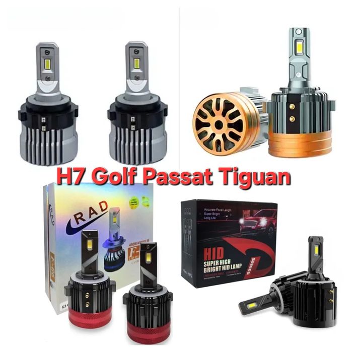 Светодиодные лампы H7 LED диодные VW PASSAT B7 Golf Crafter Sprinter