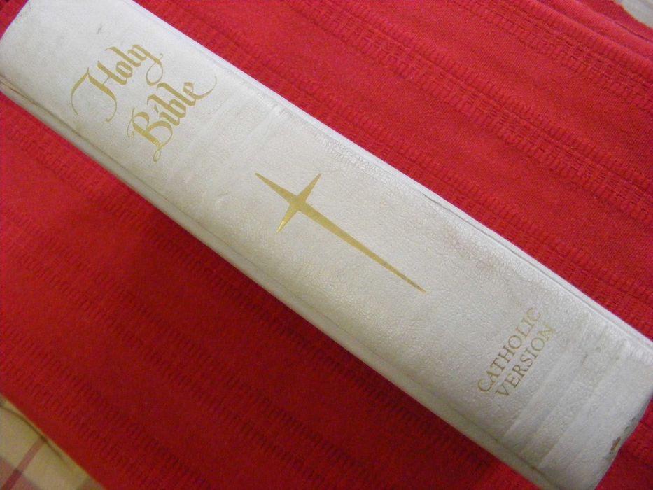Holy Bíble - catholic version - texto em inglês, 1966