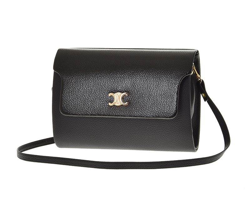 Torebka damska KOPERTÓWKA czarna LAURA BIAGGI