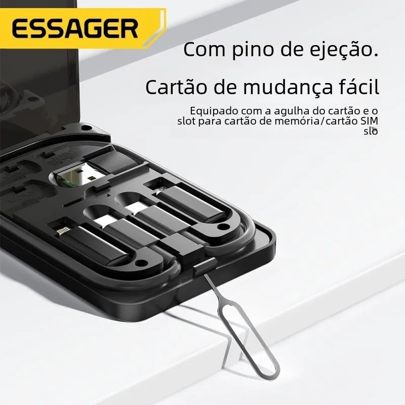 Carregador universal para telemóveis e tablet