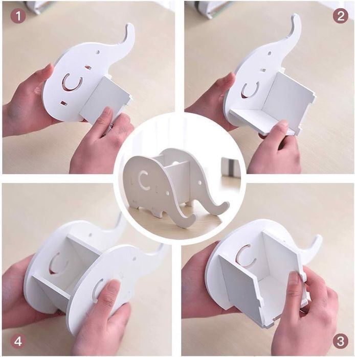 Organizer Przybornik na biurko Słoń